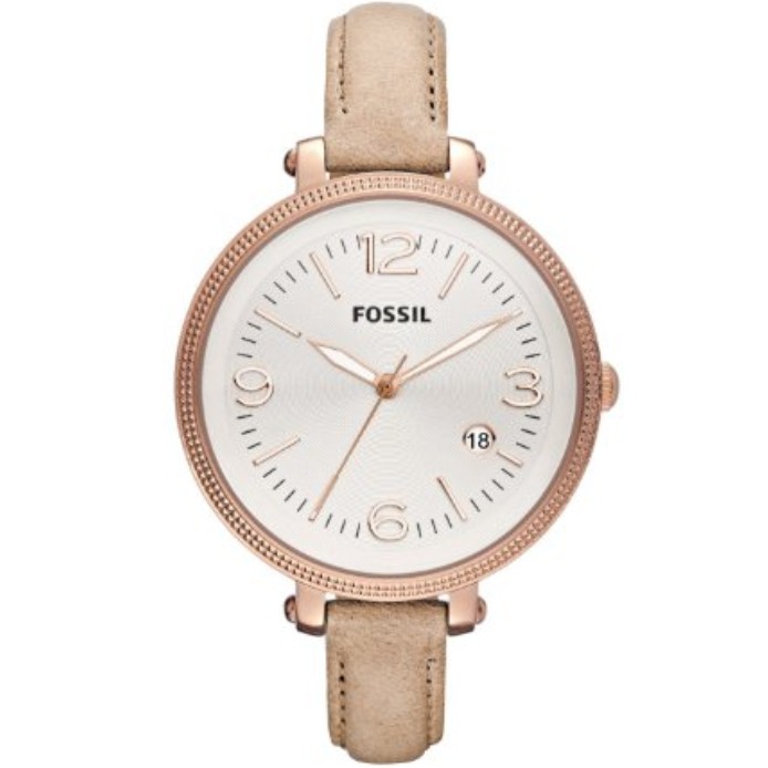 Fossil Heather Leather Watch - Sand $76.44+free shipping