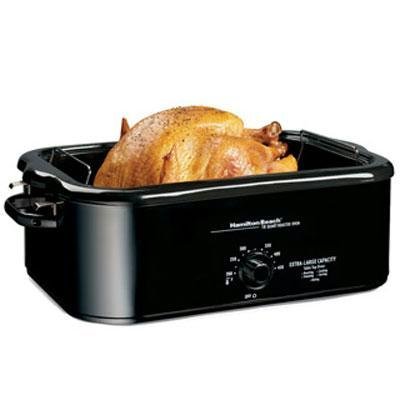 Hamilton Beach 32184 18-Quart Roaster Oven with Serving Lid and Buffet Pans, Black $27.34+free shipping
