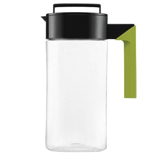 Takeya Airtight Jug with Silicone Handle, Black/Olive, 40-Ounce $12.99
