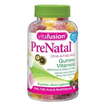 美味孕婦小熊糖！VitaFusion PreNatal 孕婦複合維生素小熊Q糖（3瓶），僅售$35.51，免運費 