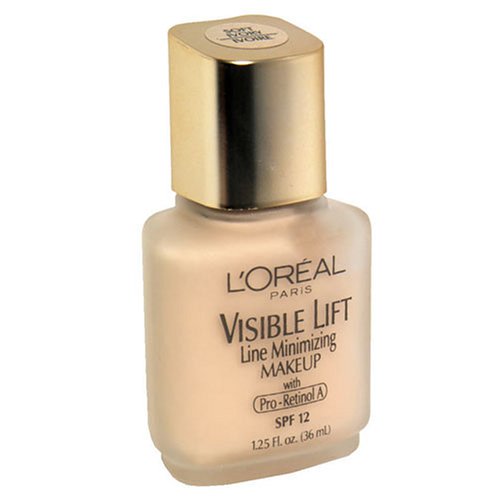 L'Oreal Paris Visible Lift Line-Minimizing and Tone-Enhancing Makeup, Normal/Dry Skin, Soft Ivory, 1.25 Ounce $4.77+ Free Shipping