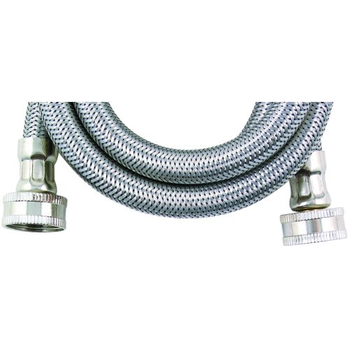 Loyal WMS4-C000674 Braided 3/8-Inch Washing Machine Connector, Stainless Steel $6.29(63%off)