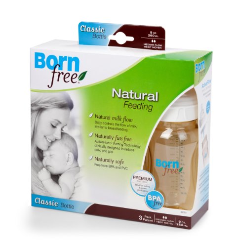 Born Free 9 oz. Classic Bottle - 3 pack $14.99(50%off)
