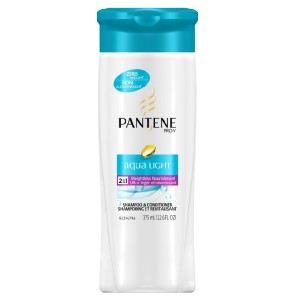  PANTENE Aqua Light Weightless Nourishment 2-in-1 Shampoo and Conditioner, 12.6 Fluid Ounce (Pack of 2) by Pantene $2.94