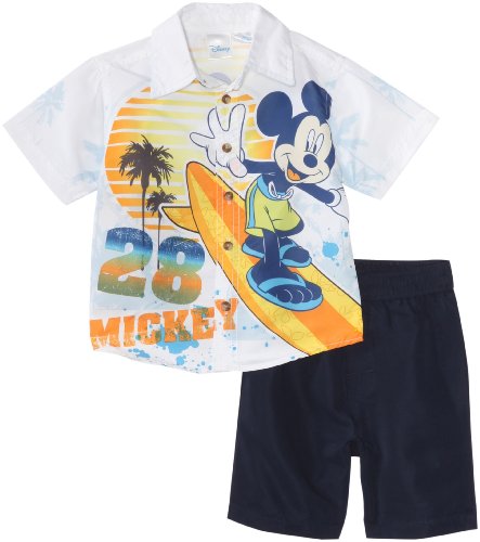 Disney Boys 2-7 Toddler 2 Piece Mickey Short Set $14.57(67%off)