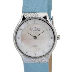 Skagen Women's 635SSLTQ Quartz Mother-Of-Pearl Dial Stainless Steel Watch $55.80 (59%off) + $4.95 shipping 