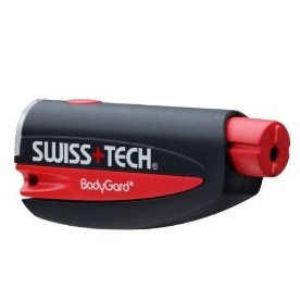Swiss+Tech ST81010  BodyGard PTX KeyChain Window-Punch with LED Flashlight and Seatbelt Cutter $6.69