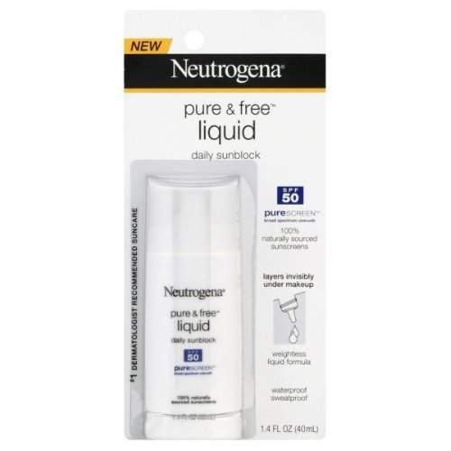 Neutrogena Pure and Free Liquid, SPF 50, 1.4 Ounce $9.59