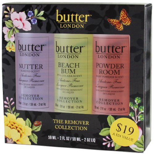 Butter London Nail Polish Remover Collection Trio, 6 Ounce   $19.00