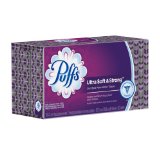 Puffs Ultra Soft & Strong Facial Tissues; 12 Family Boxes; 124 Tissues per Box (Pack of 24) $21.68
