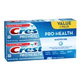 Crest Pro-Health Whitening Fresh Clean Mint Toothpaste Twin Pack 12 Oz $4.22