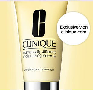 Clinique--Free Full Size Dramatically Different Moisturizing Lotion($14.5 value, 1.7oz) with any order！