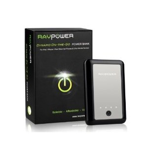 RAVPower 7800mAh 便携充电电源 用折扣码后 $24.99免运费  加$2送USB车载充电器