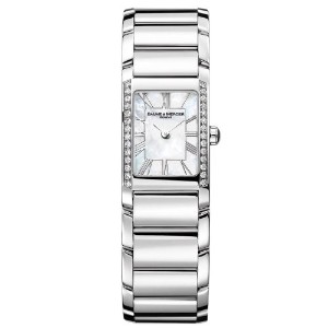 Baume & Mercier Women's 8748 Hampton Cuff Diamond Watch $1,495.00（67%off）