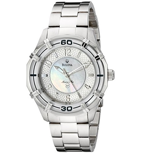 Bulova Women's 96L145 Solano Marine Star Mother of Pearl Watch, only $71.89, free shipping after using coupon code 