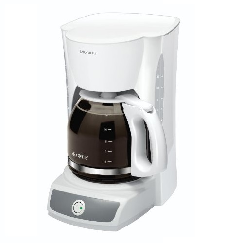 Mr.Coffee CG12 12-Cup Switch Coffeemaker, White.only $15.88