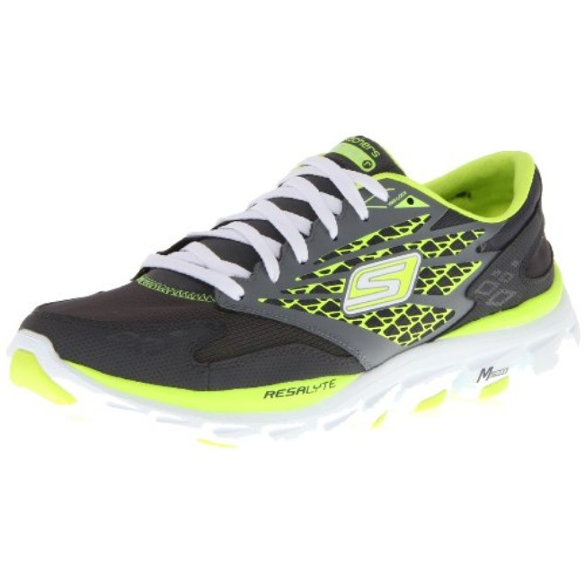 Skechers Women's Go Run Ride Running Shoe,Charcoal Lime $47.99+free shipping
