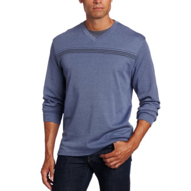 Van Heusen Men's Jaspee V-Doubler Shirt, Forever Blue $10.92