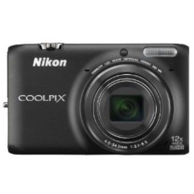 Nikon COOLPIX S6500 16 MP Digital Camera with 12x Zoom and Built-In Wi-Fi (Black) $166.95+free shipping