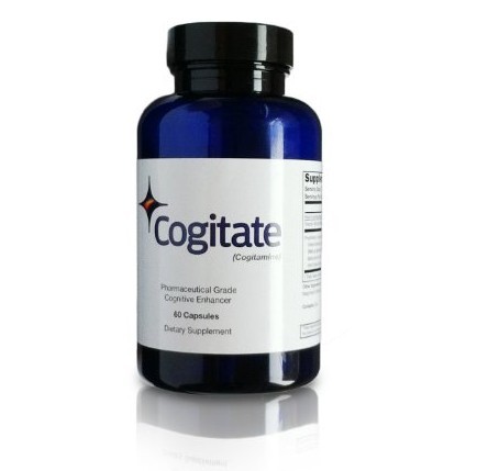 Cogitate Natural Brain Supplement, Complete Brain Food & Focus Booster with Huperzine A - 60 Capsules   $57.00（61%off）