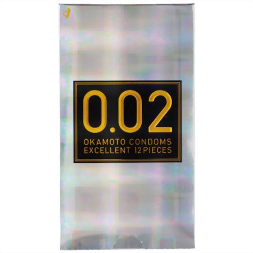 Okamoto 0.02 EX Polyurethane Condom 12pc | Regular Size (Japan Import) $14.95