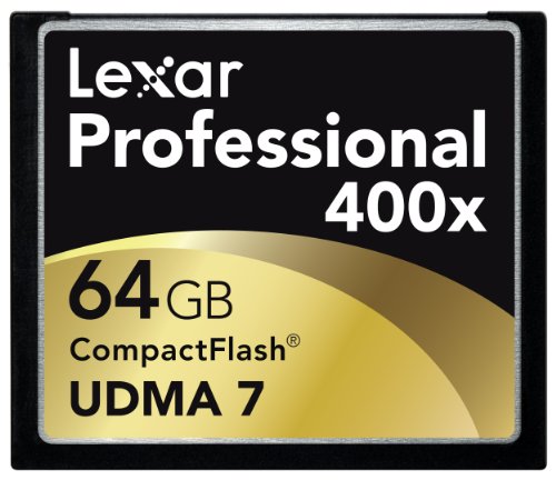 Lexar Professional 64 GB 400x UDMA7 CompactFlash Card (LCF64GCTBNA400)$140.93(54%off) 