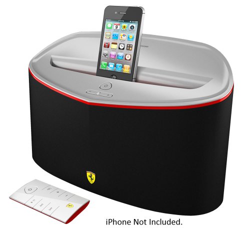 Ferrari by Logic3 Scuderia FS1 Black/White Bluetooth Speaker Dock  $549.00 + Free Shipping 