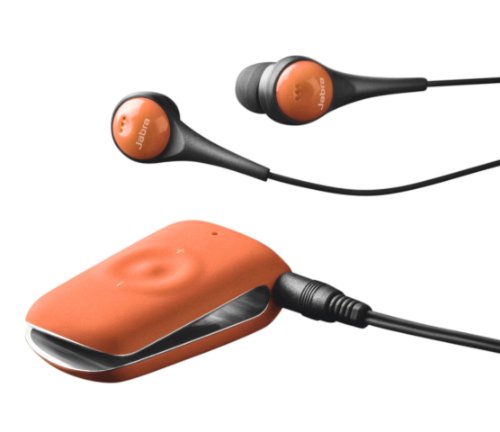 Jabra CLIPPER Bluetooth Stereo Headset - Retail Packaging - Tangerine Tango $29.99 (50%off)