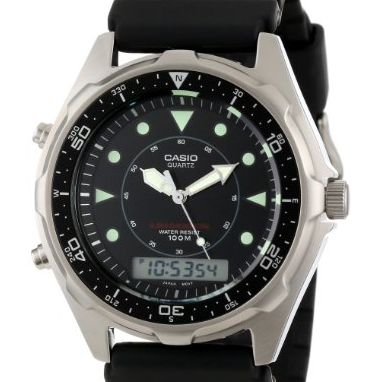 Casio Men's AMW320R-1EV Marine Ana-Digi Dive Watch $58.99