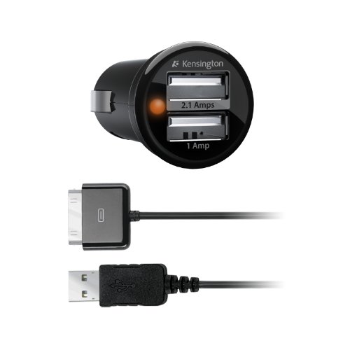 Kensington PowerBolt Duo Car Charger for iPhone $9.99(67%off)