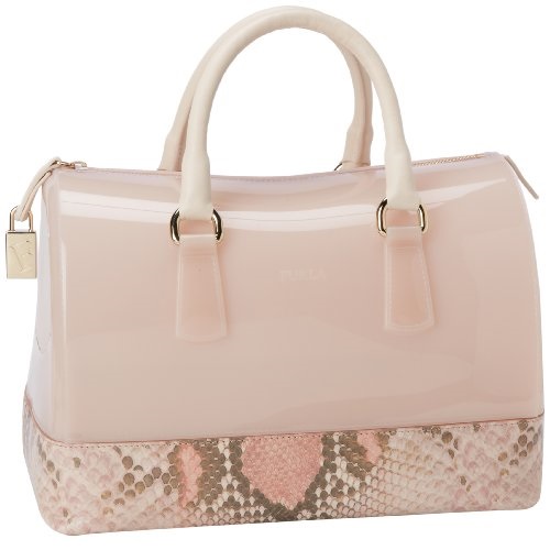 Furla Candy Bauletto BE77GVCG0Q Satchel,Marble,One Size, $177.78, free shipping