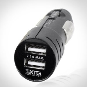 Ultra Compact High 2.1A Output Dual USB Car Charger $6.99
