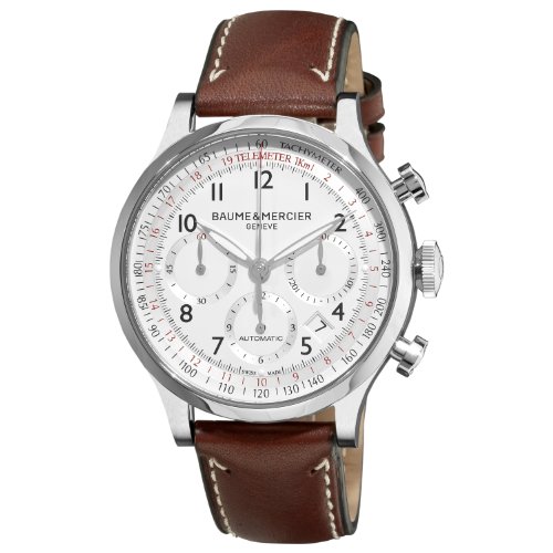 Baume & Mercier Men's 10000 Capeland Silver Chronograph Dial Watch $1,311.00(70%off) 