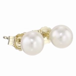 14k Yellow Gold 5-5.5mm Freshwater Cultured Pearl Stud Earrings $23.00(62%off)