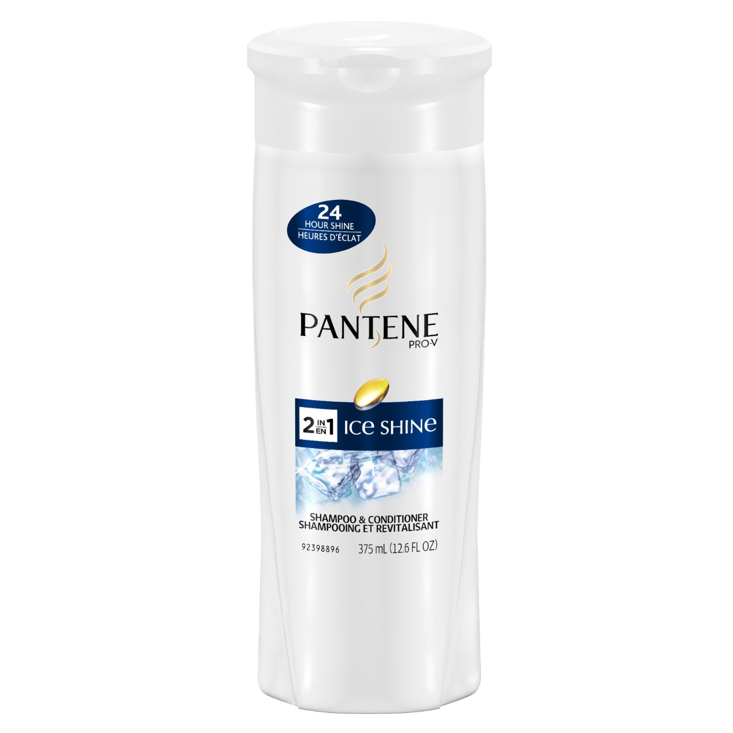PANTENE潘婷 Ice Shine 洗髮露/護髮素 2合1 12.6盎司/瓶 共2瓶 點擊coupon后 $3.63免運費