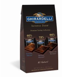 Ghirardelli Dark and Caramel Sea Salt, Chocolate Squares, 5.32-Ounce Bag (Pack of 4) $9.69