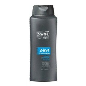 Suave Professionals mens, shampoo & conditioner, 2 in 1 ocean charge, 28oz $1.24