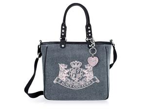 Juicy Couture Scottie Embroidery New Tote Velour Handbag   $124.99（34%off）