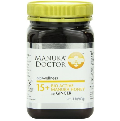 Manuka Doctor 15 Plus Honey with Ginger, 1.1 Pound   $20.73, free shipping