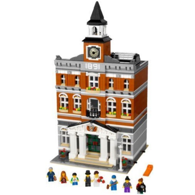 LEGO乐高城市创建玩具系列10224市政厅 $151.41免运费