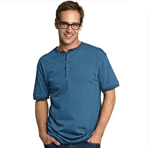 Men's Hanes Signature® Jersey Cotton Ultimate Henley - style 25095 $17.17(30% off) Free Shipping