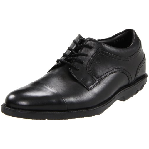 史低！Rockport 樂步男士 Dressport Cap Toe Oxford商務鞋 特價$61.87