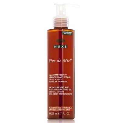 Nuxe Reve de Miel Face Cleansing and Make-Up Removing Gel Facial Cleansing Gels， 6.7 oz $14.91(19%off) 