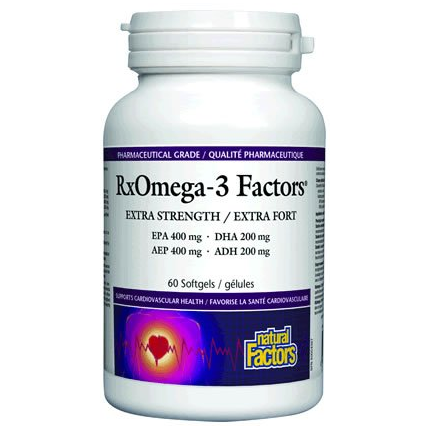 Natural Factors RxOmega-3 綜合魚油軟膠囊*60粒 $9.40