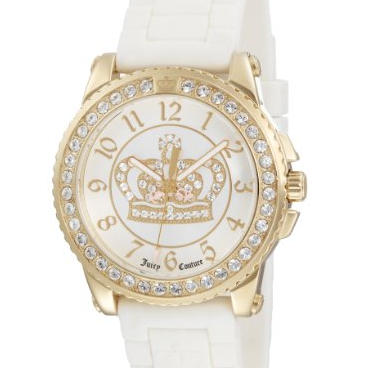 Juicy Couture Women's 1900705 Pedigree White Jelly Strap Watch $133.20(32%off)