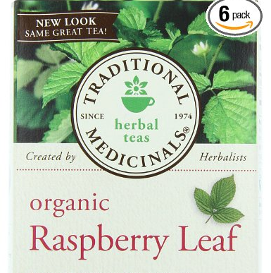 Traditional Medicinals Organic, Raspberry Leaf, 16-Count Boxes (Pack of 6) $16.38 