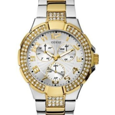 GUESS U14007L1 Status In-the-Round Watch - Gold and Silver $97.49(30%OFF)