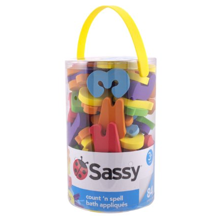 Sassy數字字母認知玩具*84片 特價$9.48