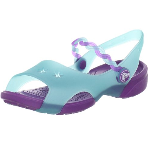 Crocs Emelina Backstrap 卡洛馳女童果凍涼鞋 低至$20.98