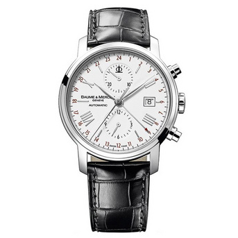Baume & Mercier Men's 8851 Classima Executives Chronograph White Dial Watch, only $1,514.35, free shipping after using coupon code 